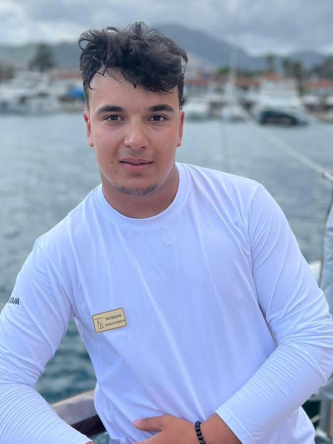 Atakan Dursun - Deckhand on S/Y Clear Eyes luxury yacht