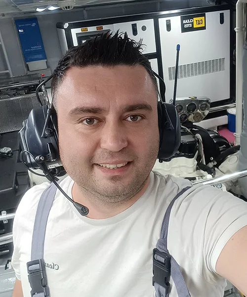 Gökhan Açıkgöz - Engineer on S/Y Clear Eyes luxury yacht
