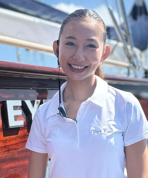 Rida Runya Khontrong - Stewardess on S/Y Clear Eyes luxury yacht
